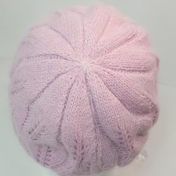 Angora Fur Knitted Beanie🌸Double Layer Winter Hat - Picture 7 of 8